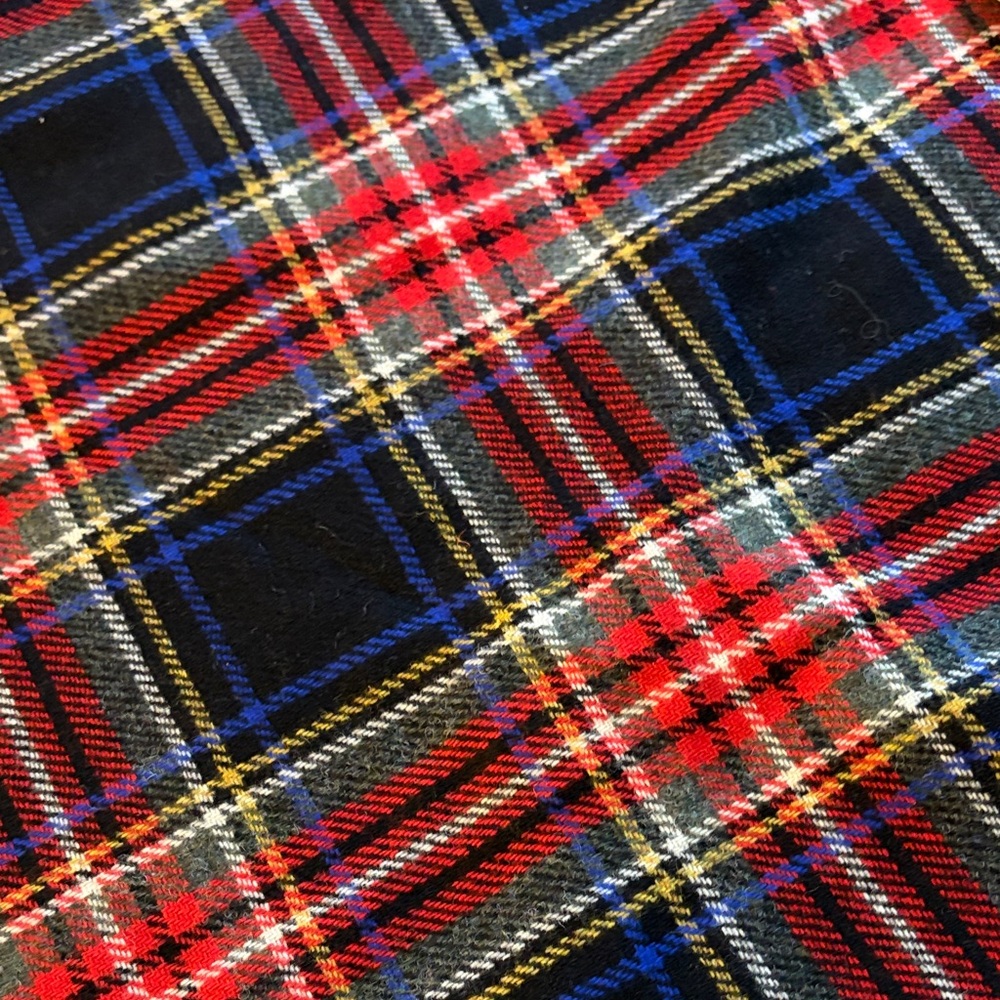 L.L. Bean Red and Black Plaid A-Line Skirt - Sz 10 - Picture 3 of 16